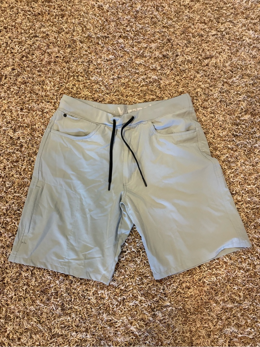 Wrangler Light Sage Performance Drawstring Shorts